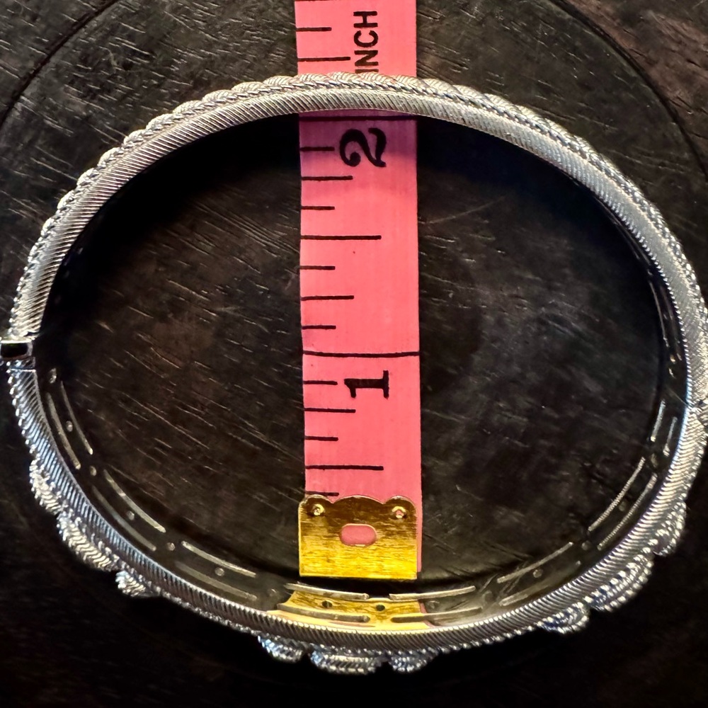 Judith Ripka London Blue and Crystal Bangle NWOT - Picture 12 of 12